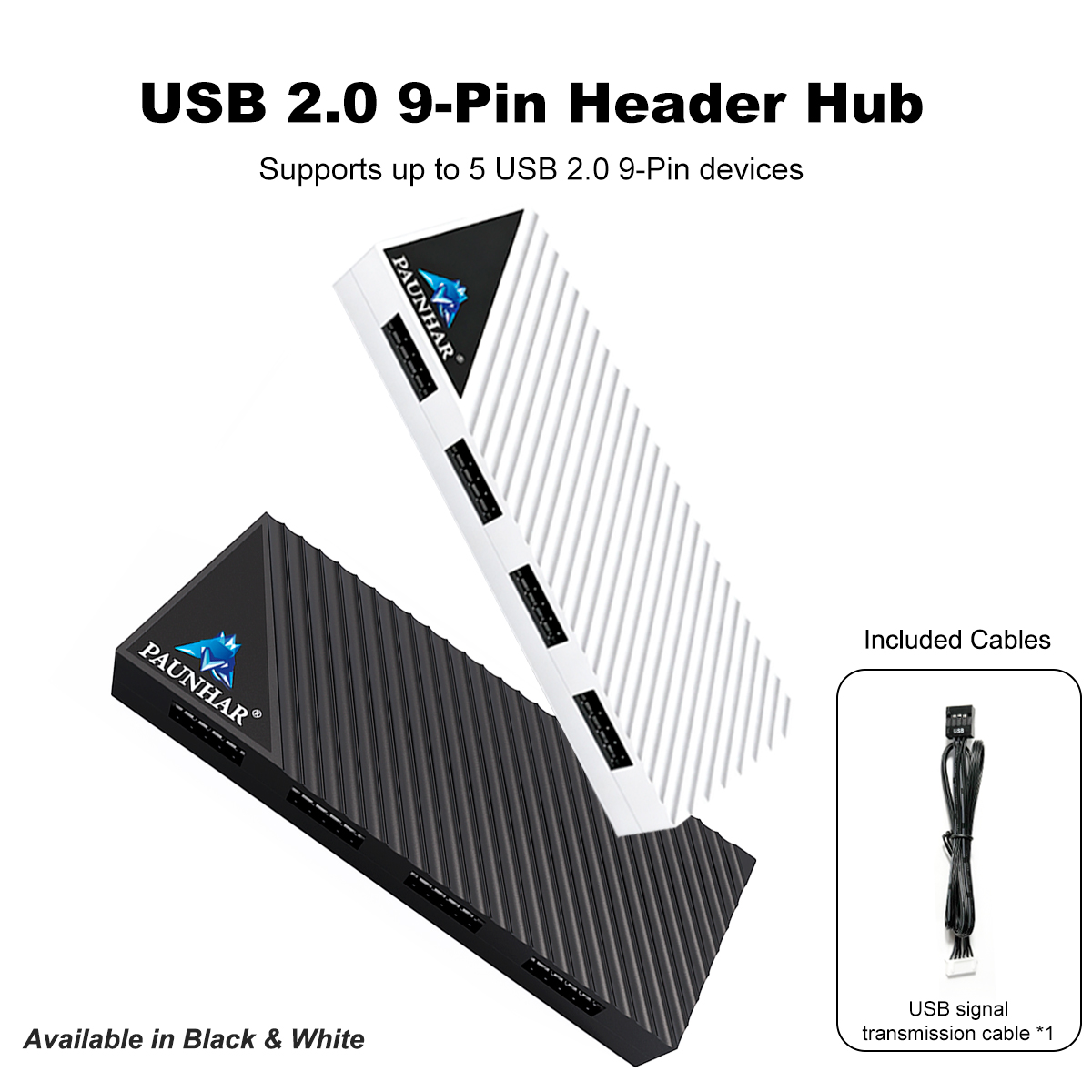 Pc Gaming Liquid - USB 2.0 9Pin 1-to-5 Magnetic Header