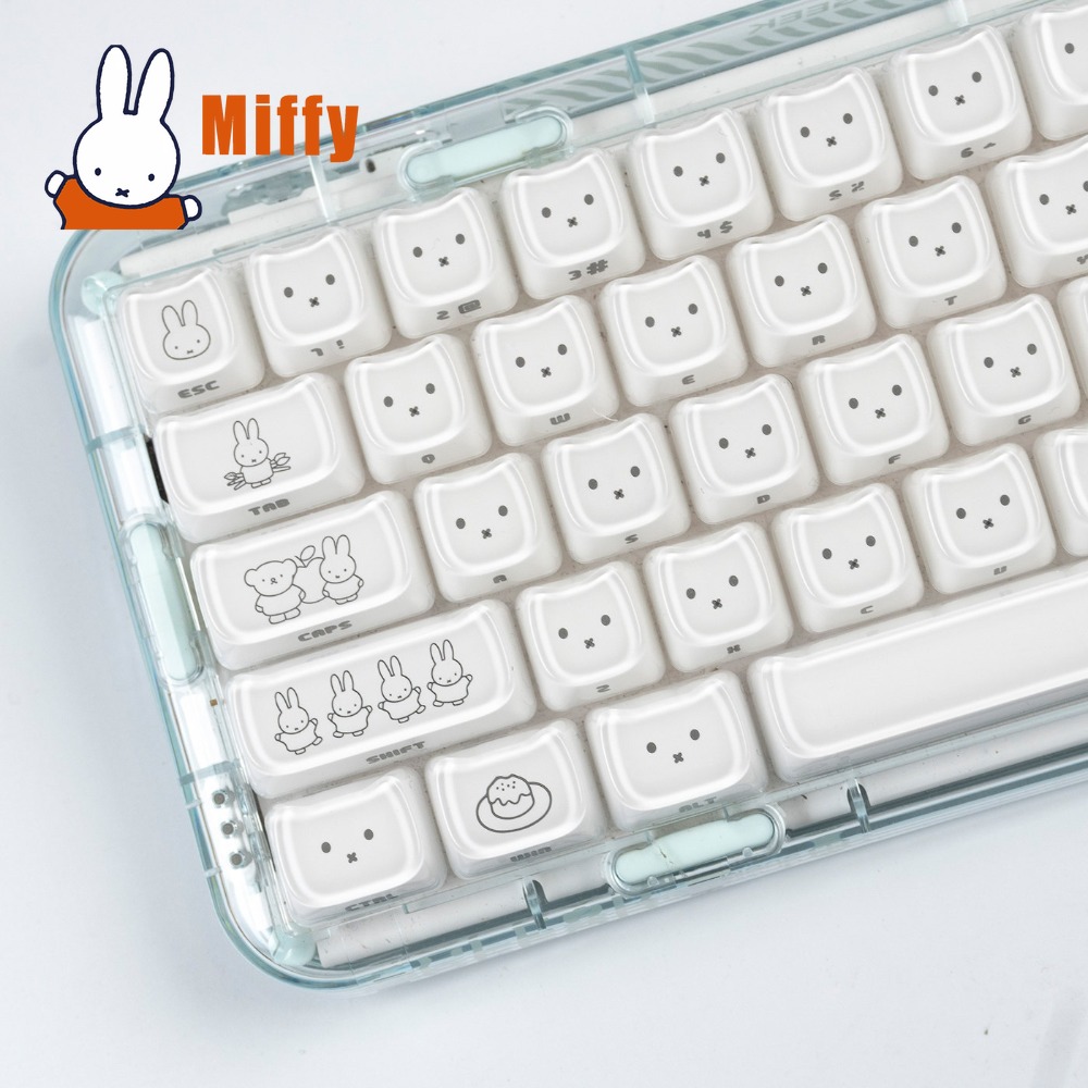 Kawaii Miffy Keycaps Cute Rabb - Pc Gaming Lounge 评论和价格