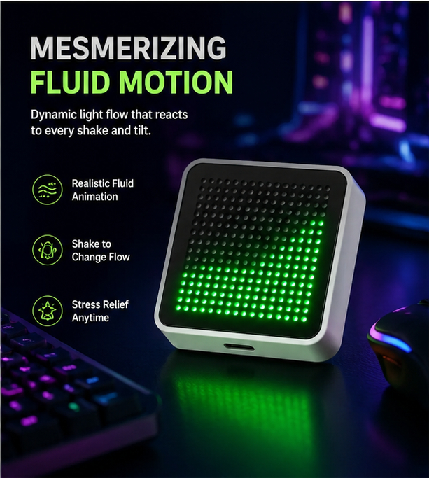 LED Fluid Simulation Desktop O - Pc Gaming Liquid 评论和价格