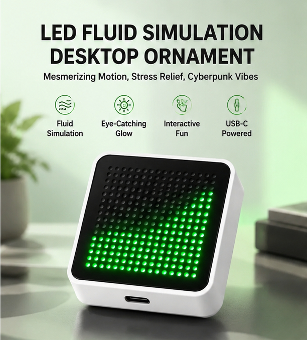 LED Fluid Simulation Desktop O - Pc Gaming Liquid 评论和价格