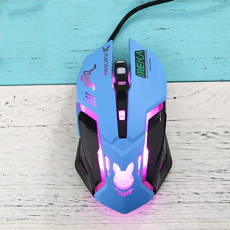 OW 6 Buttons Breathing LED Bac - Pc Gaming Pink 评论和价格
