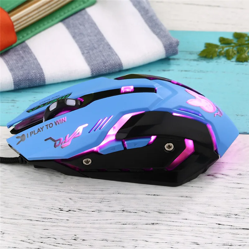 OW 6 Buttons Breathing LED Bac - Pc Gaming Pink 评论和价格